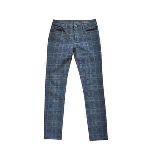 DL1961 Florence Instasculpt Skinny Jeans Dahlia Black Gray Plaid Denim, Size 29